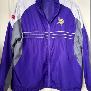 Minnesota Vikings Purple Windbreaker Jacket - Team Logo
